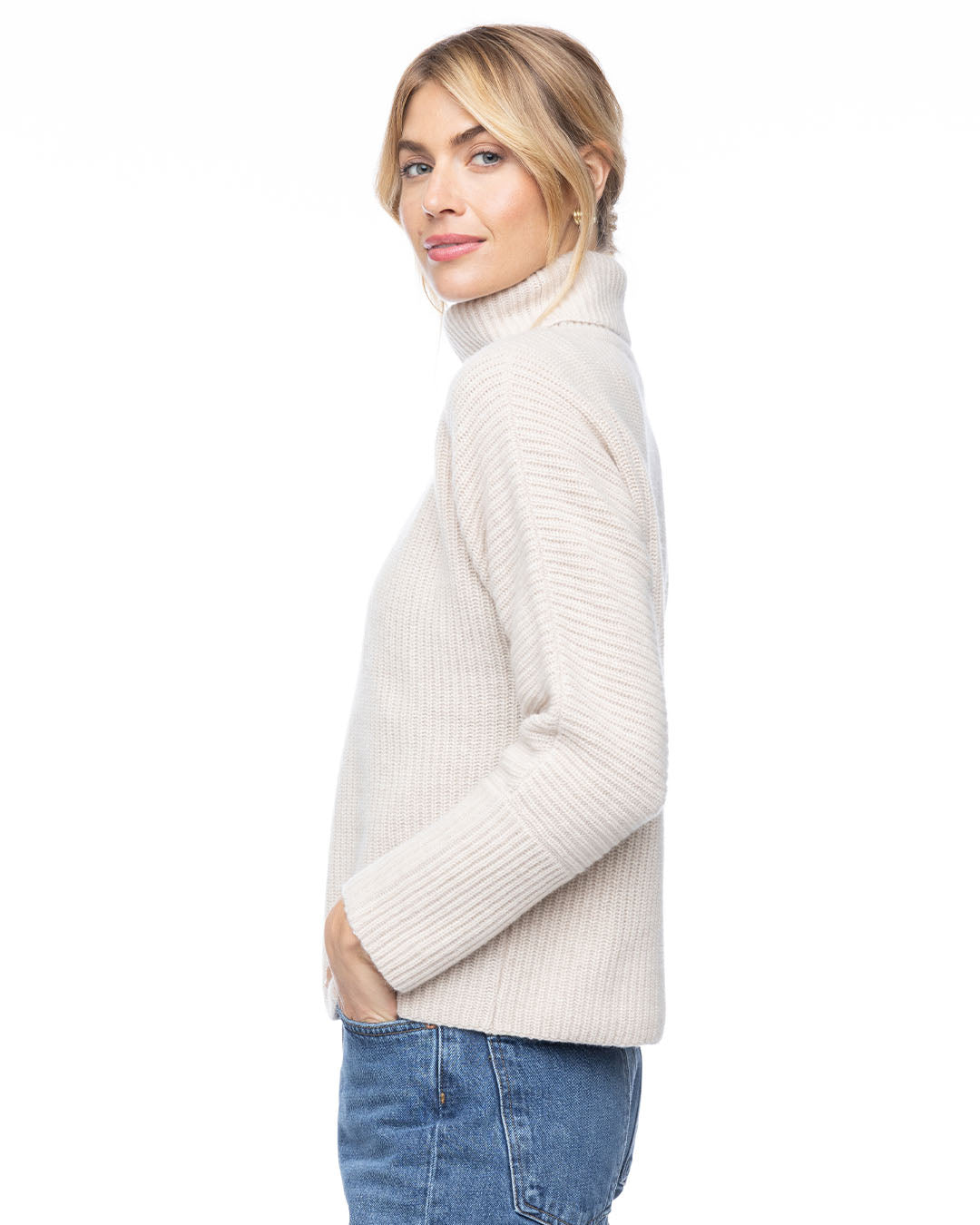 Cashmere Fisherman Turtleneck