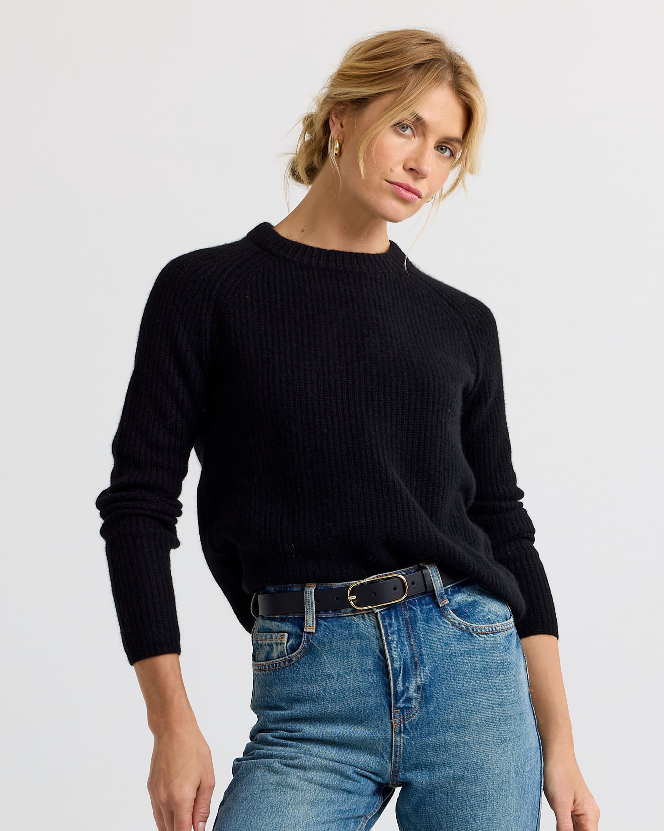 Cashmere Fisherman Crew